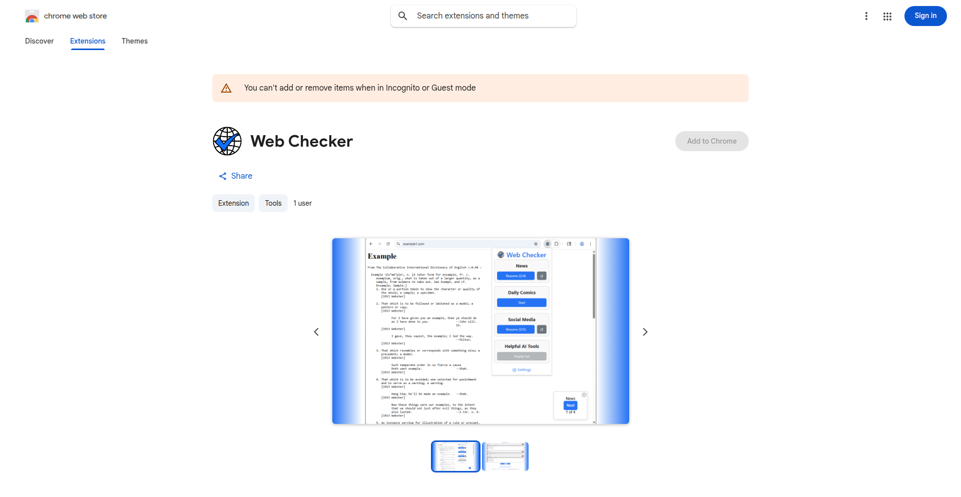 Web Checklist 浏览器自动化导航助手