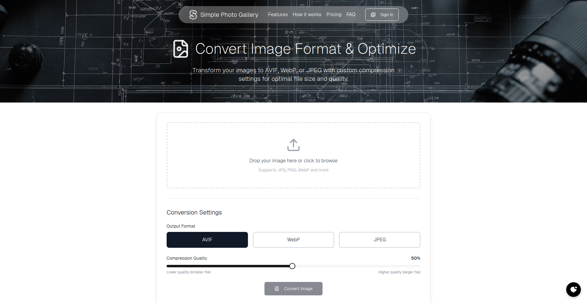 ImageOptimizer.js: 智能压缩图片尺寸与质量的在线实验场