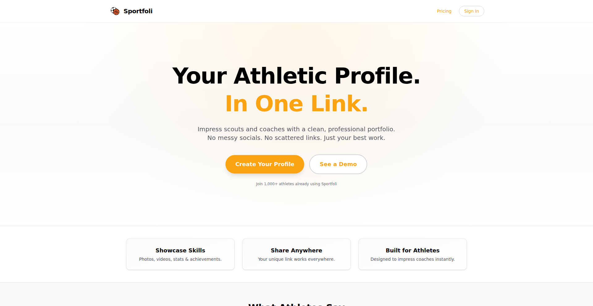 Sportfoli: 运动员数据可视化构建器