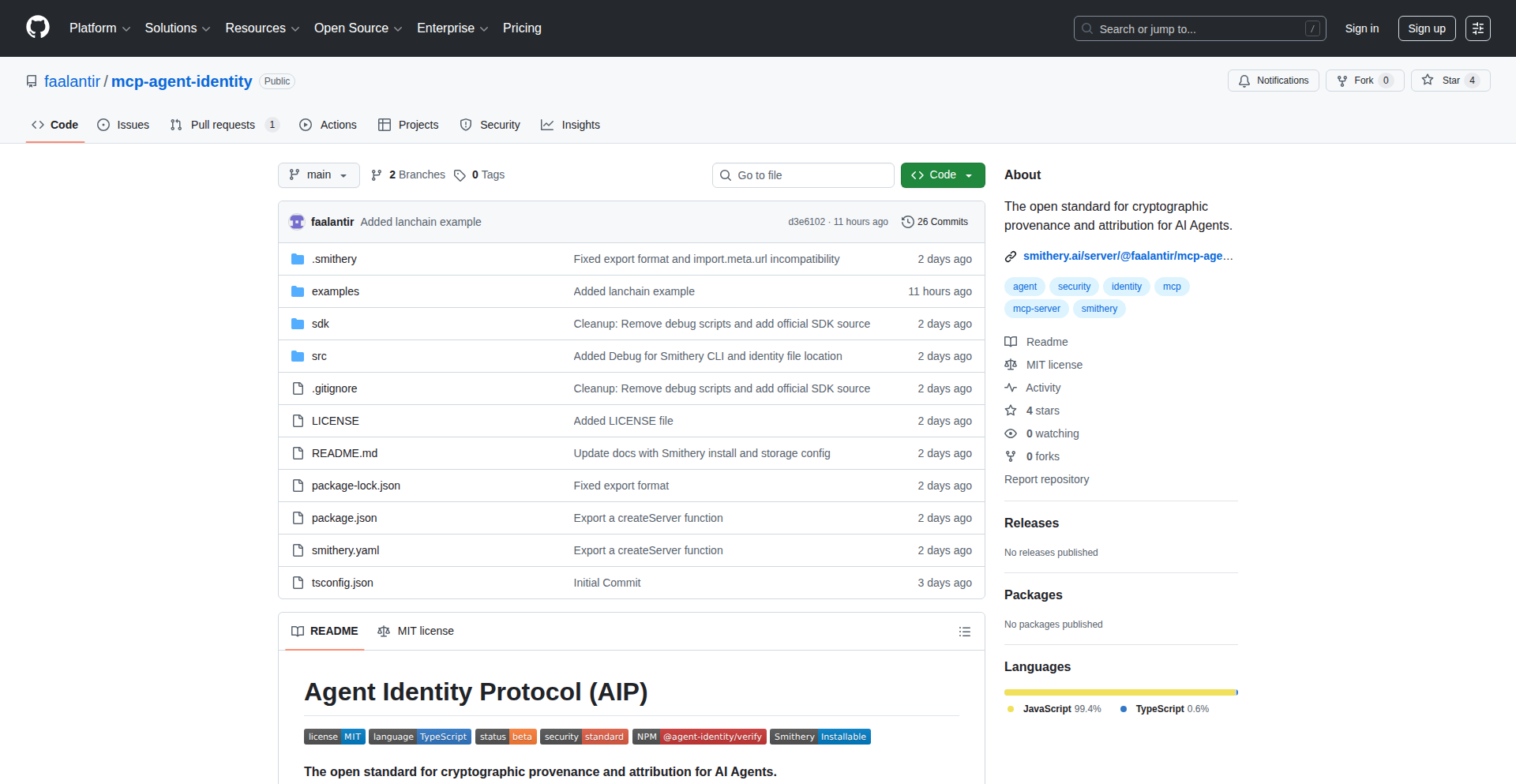 AI特工身份协议（AIP）