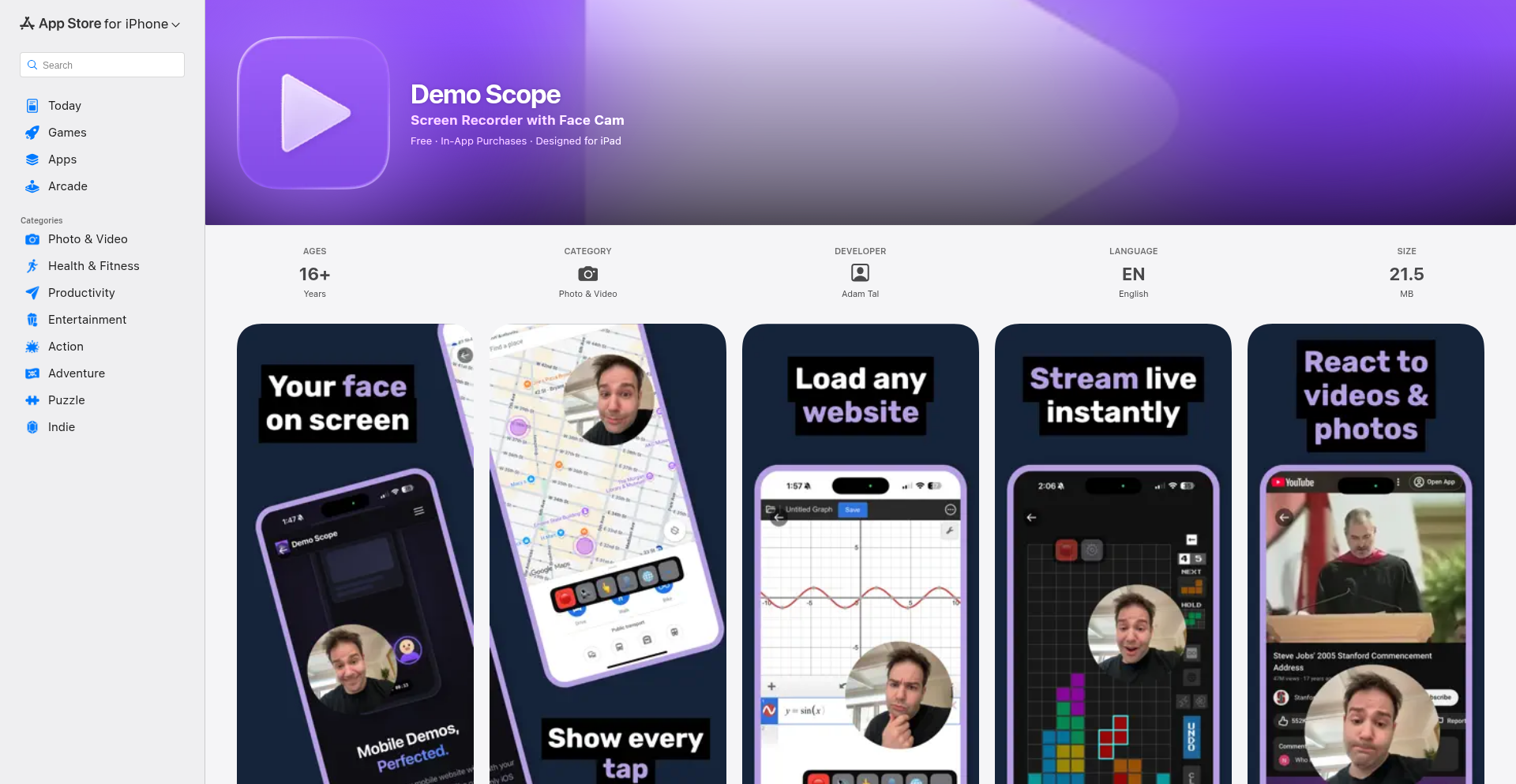 DemoScope：移动Web演示录制与直播神器