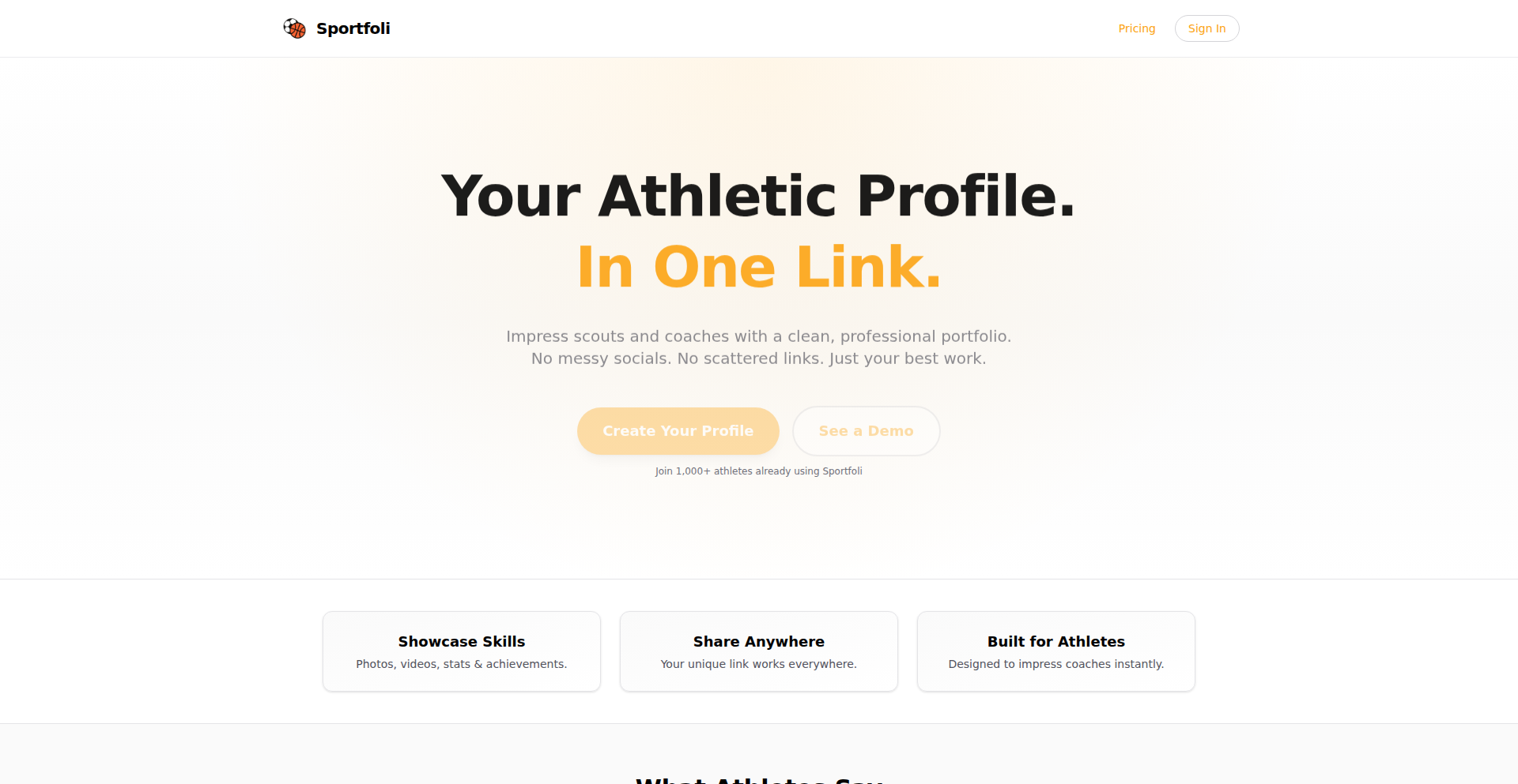 Sportfoli: 运动员数据即时可视化引擎