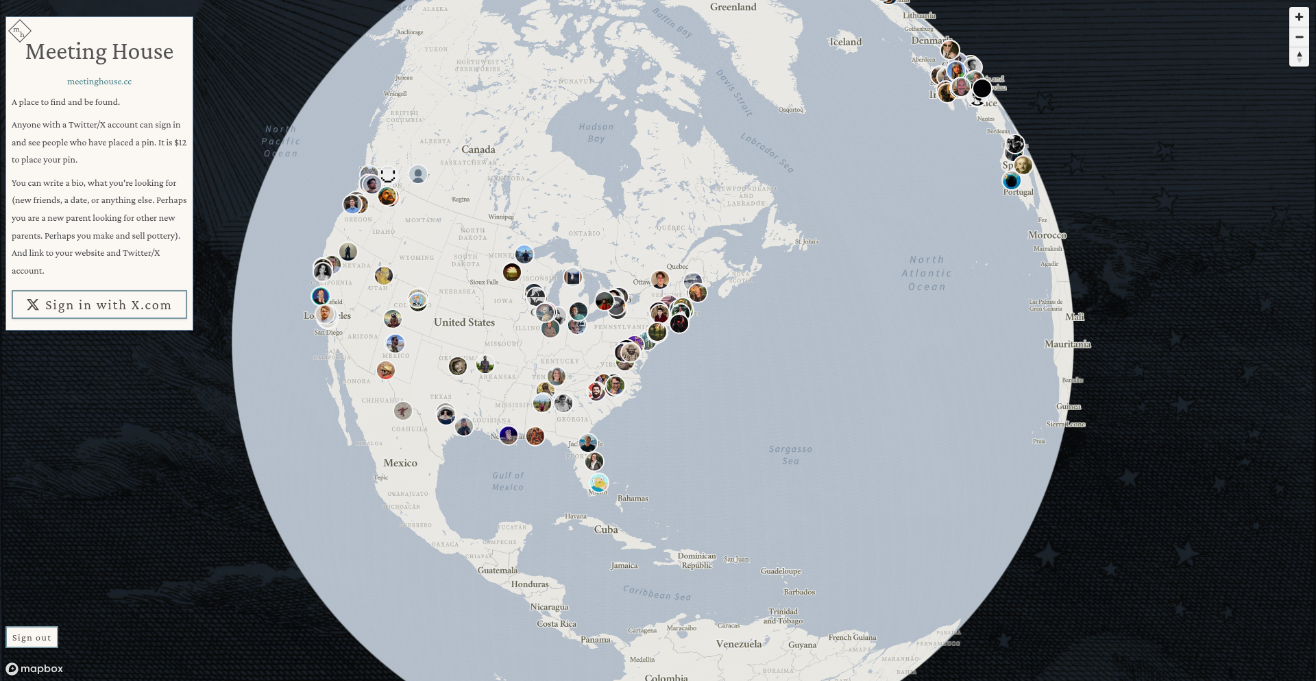 Meetinghouse: 社交地图与身份锚点