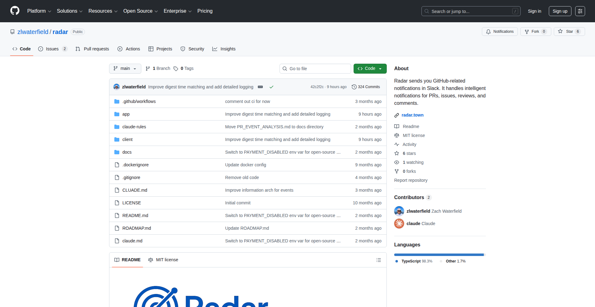 Github-to-Slack 实时通知神器