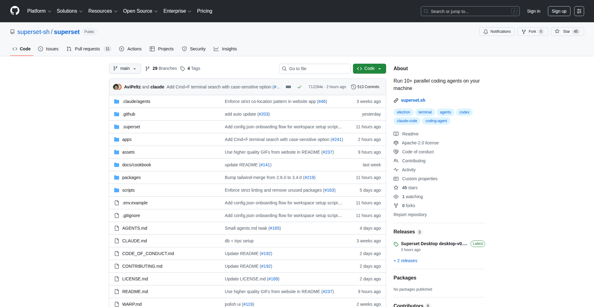 Superset - Parallel AI Coding Agent Orchestrator