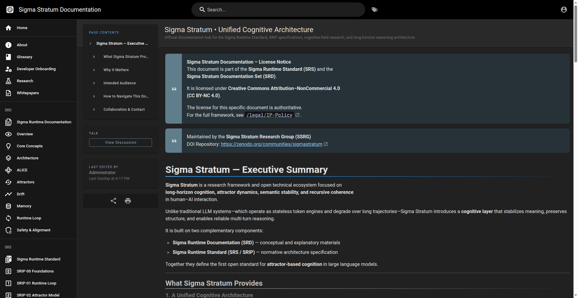 Sigma Cognitive Runtime