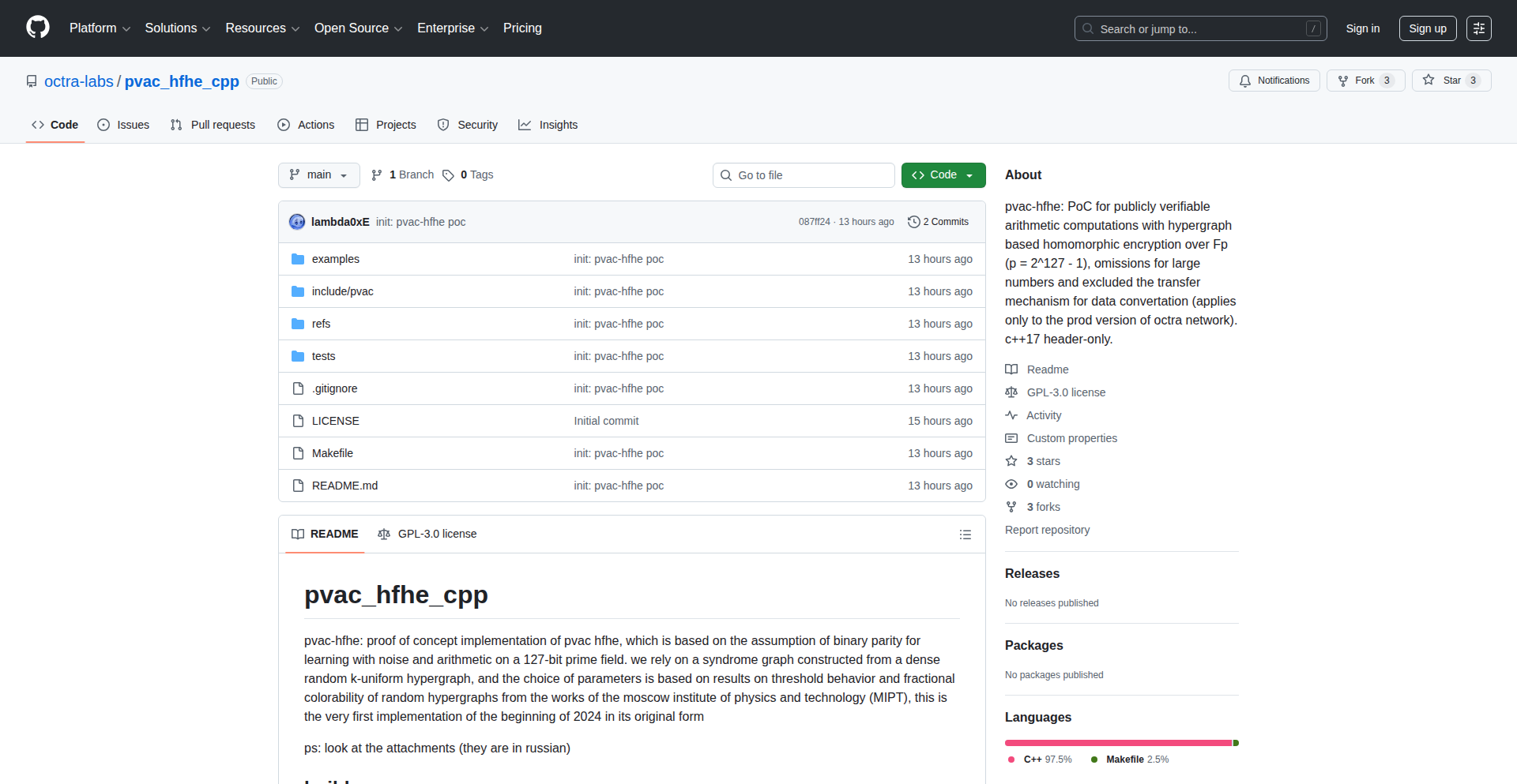 PVAC-FHE: Hypergraph Homomorphic Encryption
