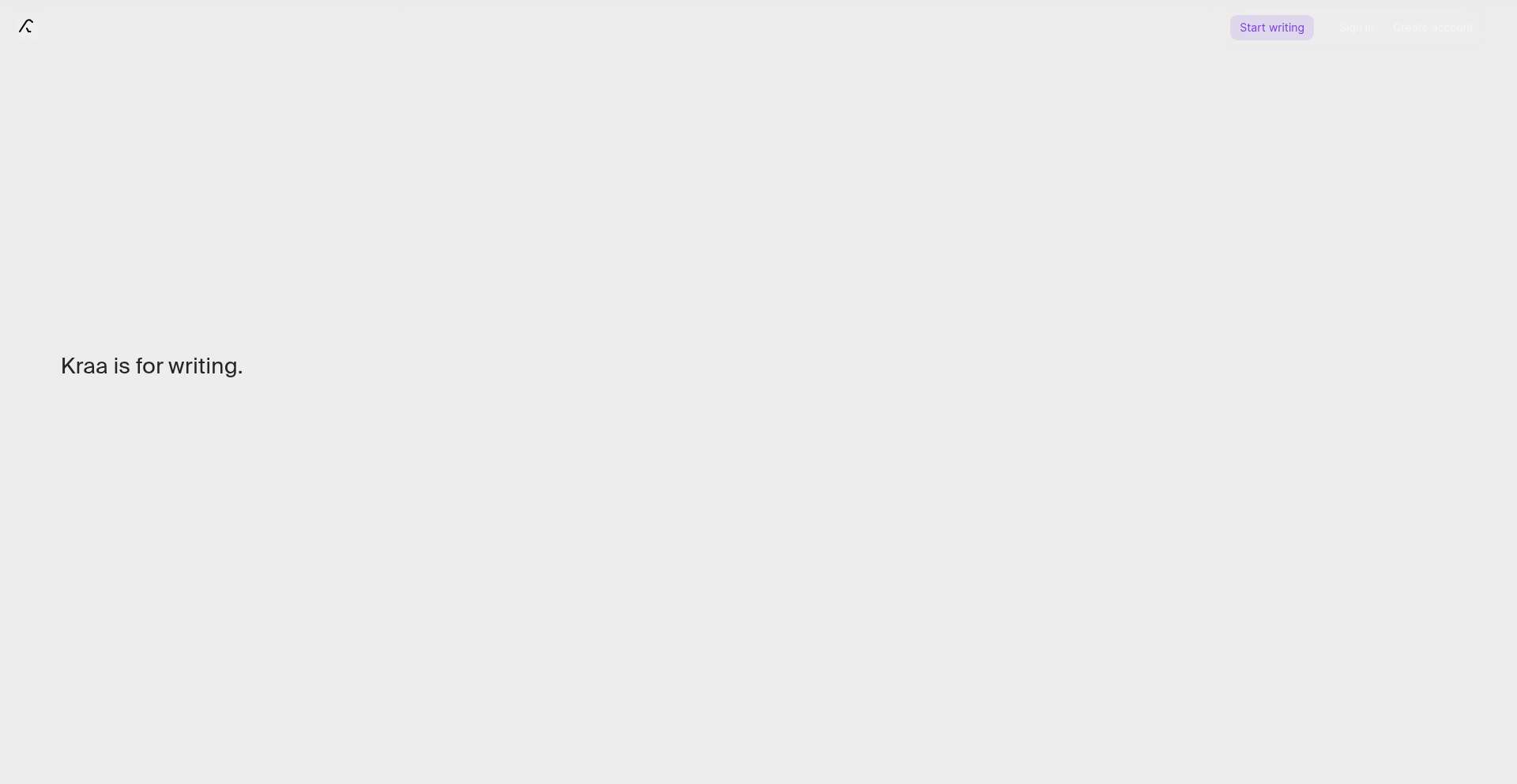 Kraa: 实时协作 Markdown 编辑器