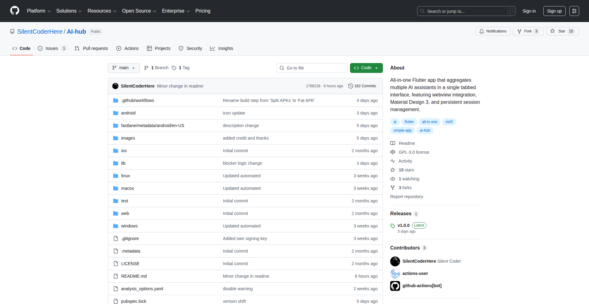 AI Hub: 聚合式AI助手