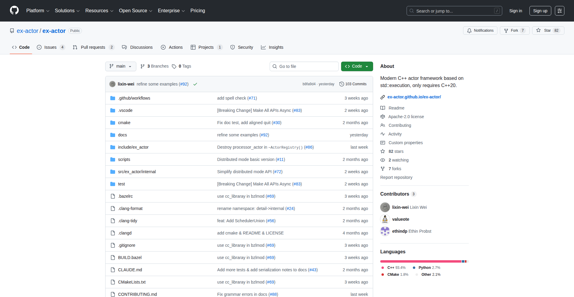 ex_actor - C++ 协程并发利器