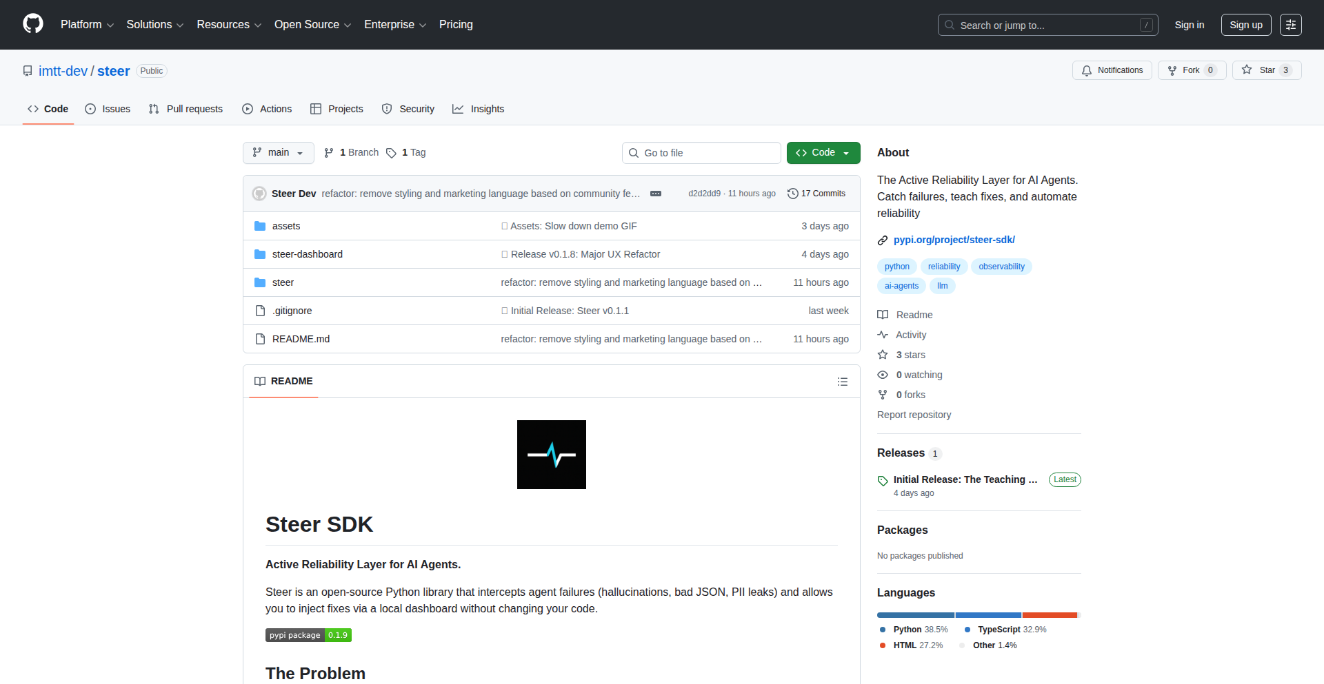 Steer-AgentAI 教练