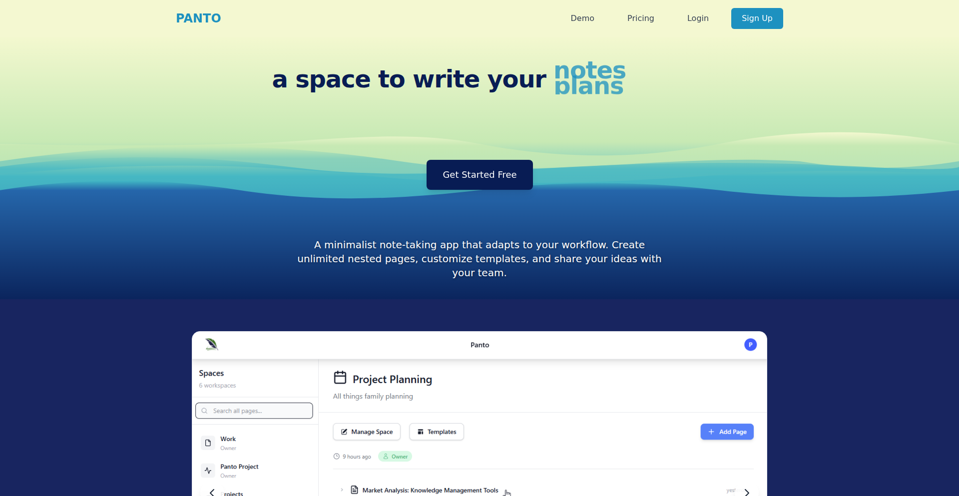 Go-HTMX 轻量级笔记伴侣