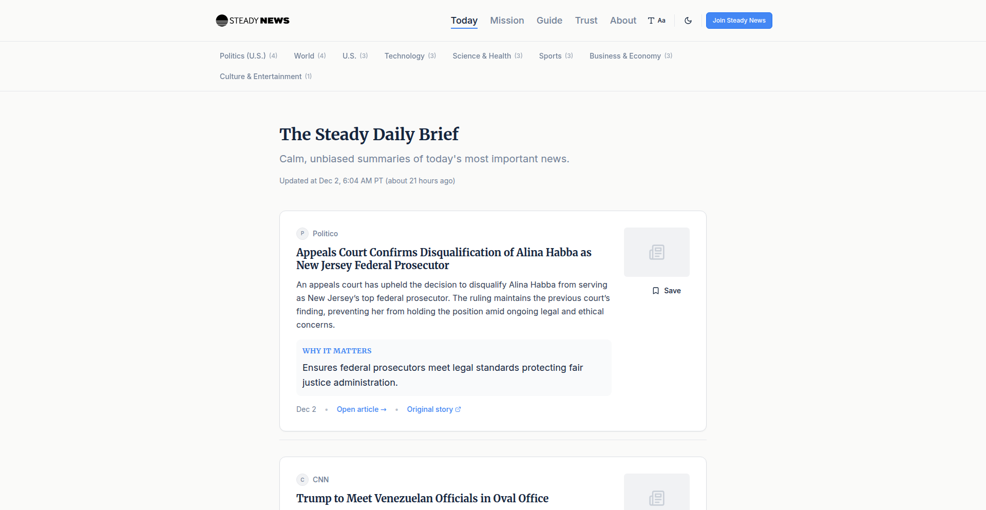 SteadyDigest - 静宁日报