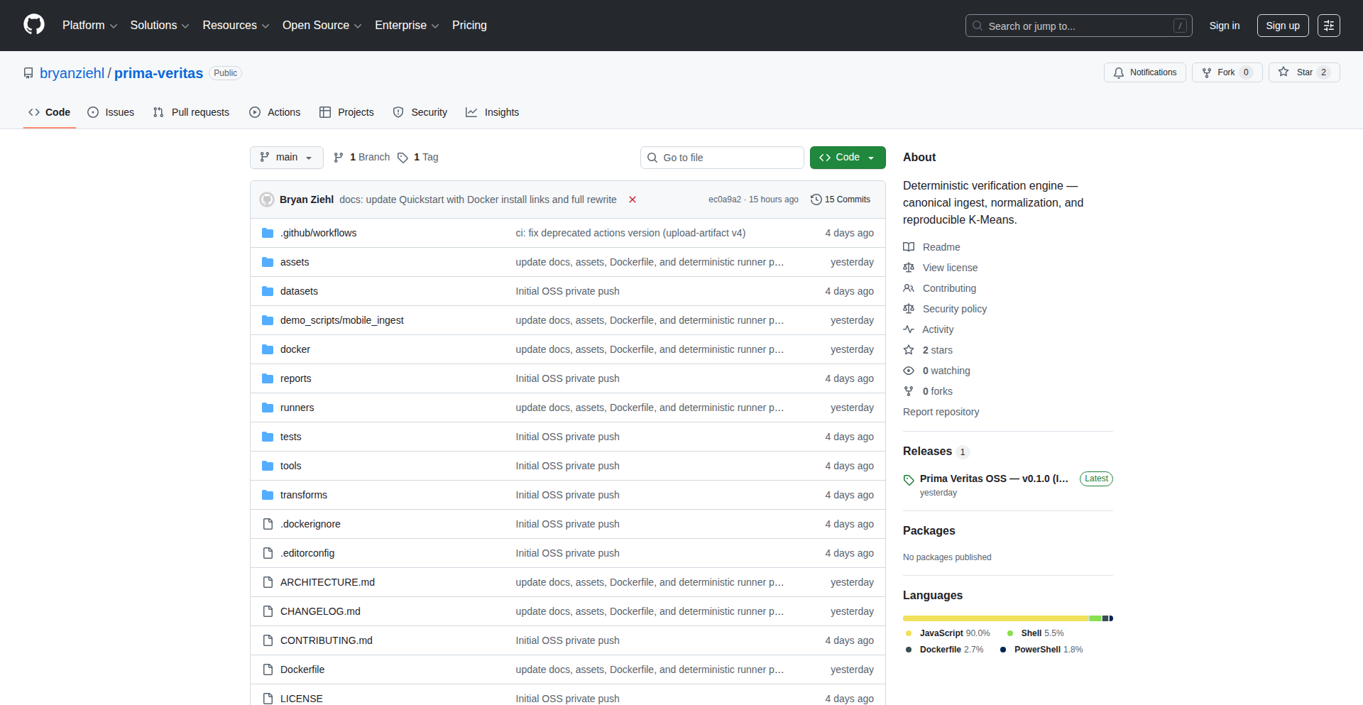 Prima Veritas: 确定性AI分析引擎