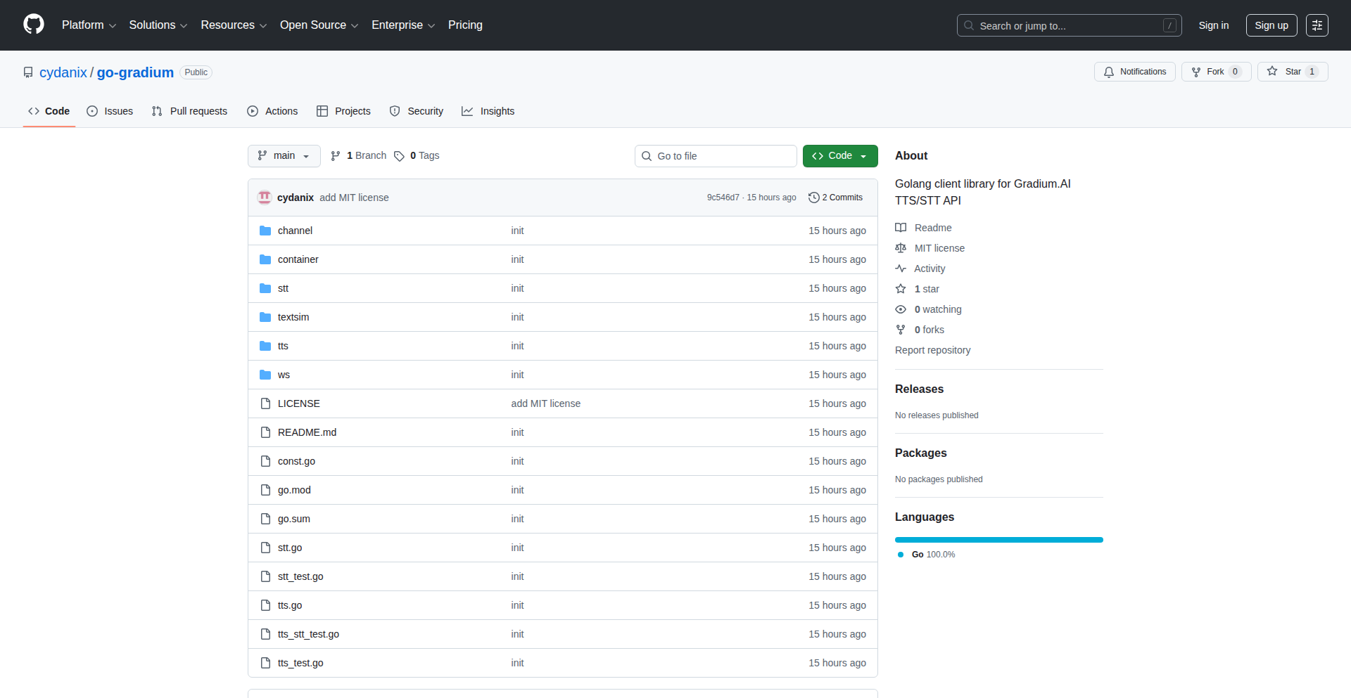 Gradient-Go: Gradium.ai 语音AI的Go语言助手