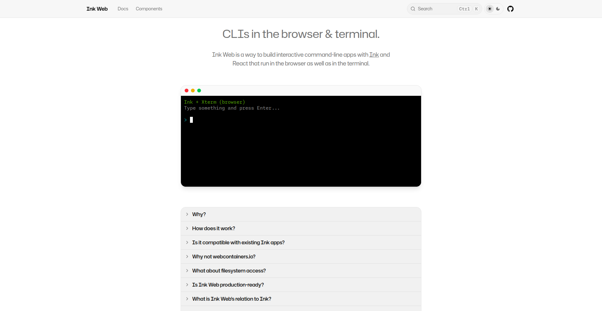 Ink to Web Transpiler