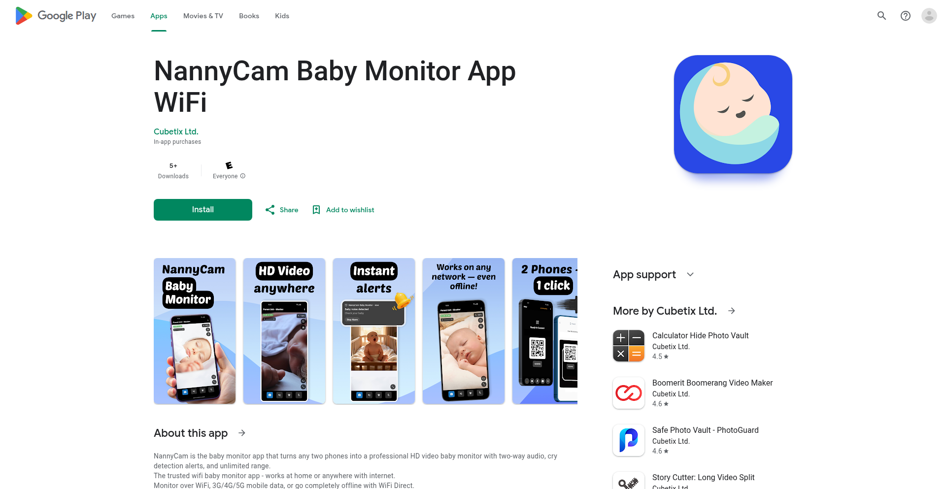 NannyCam: 点对点隐私守护童声