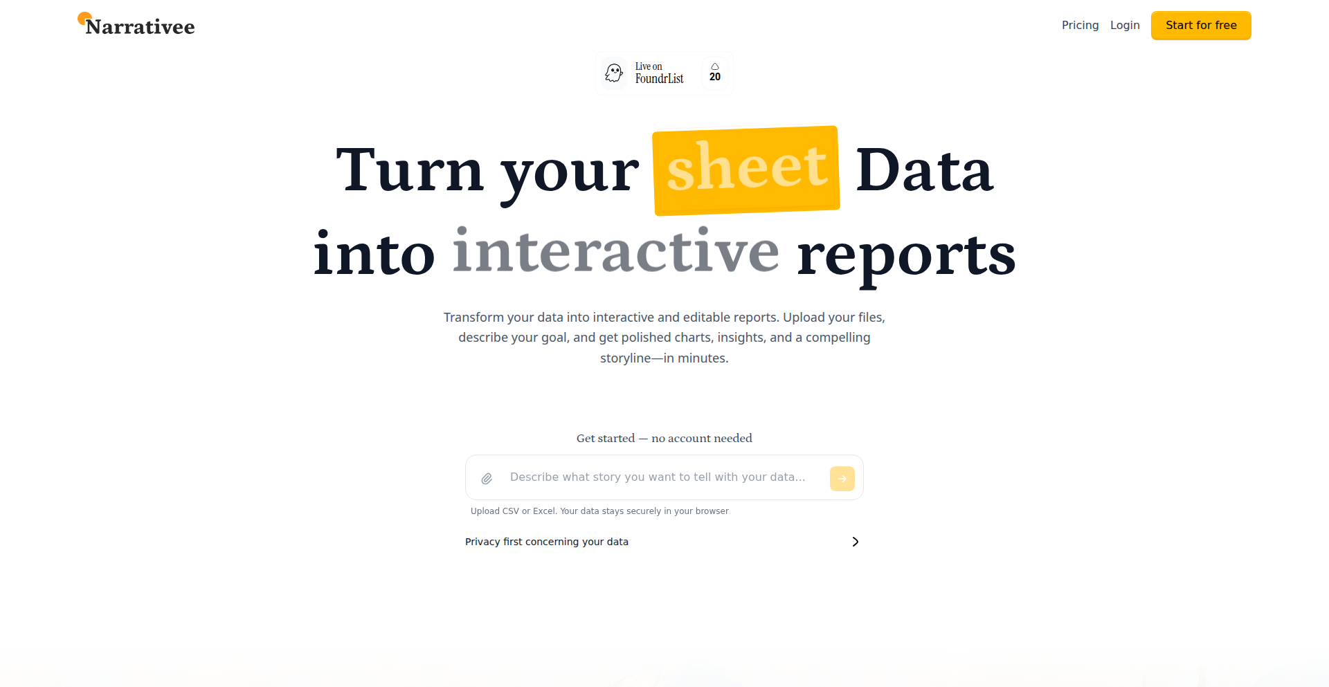 速报乾坤：CSV/Excel数据即时交互式深度报告生成器
