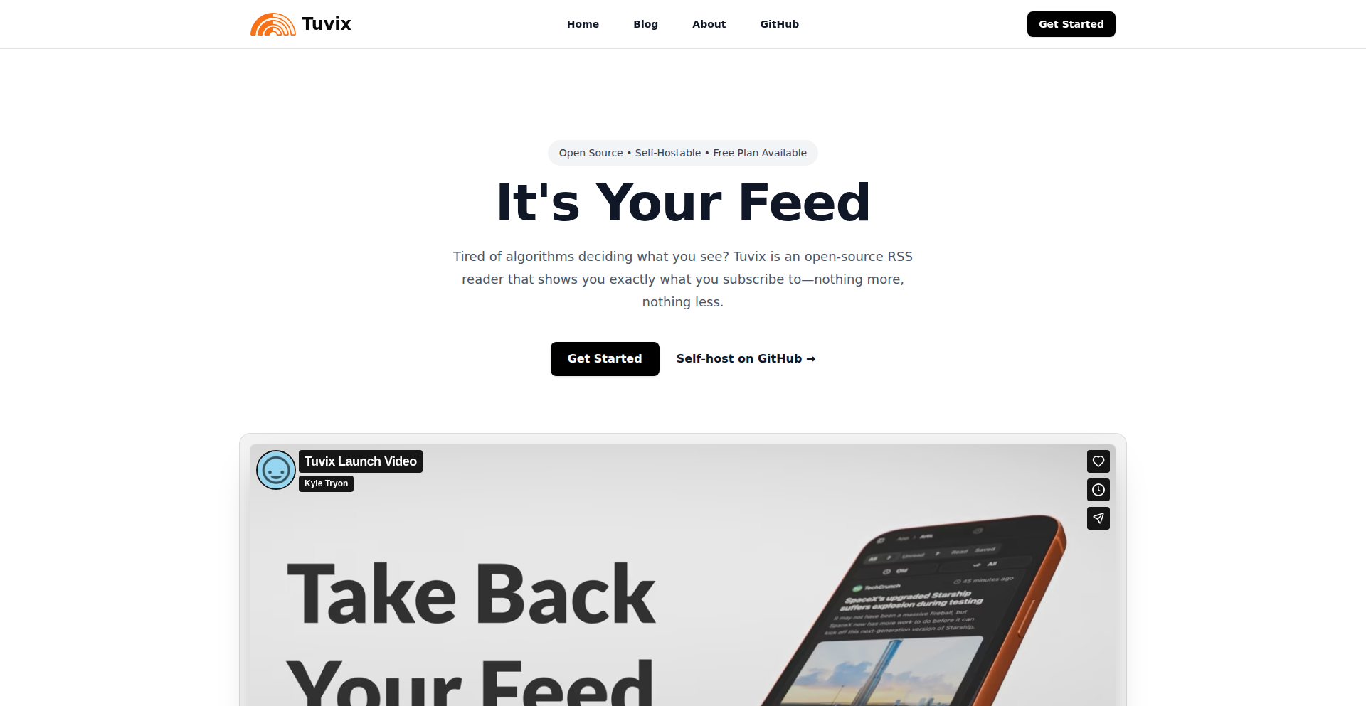 Tuvix - 智能RSS订阅聚合器