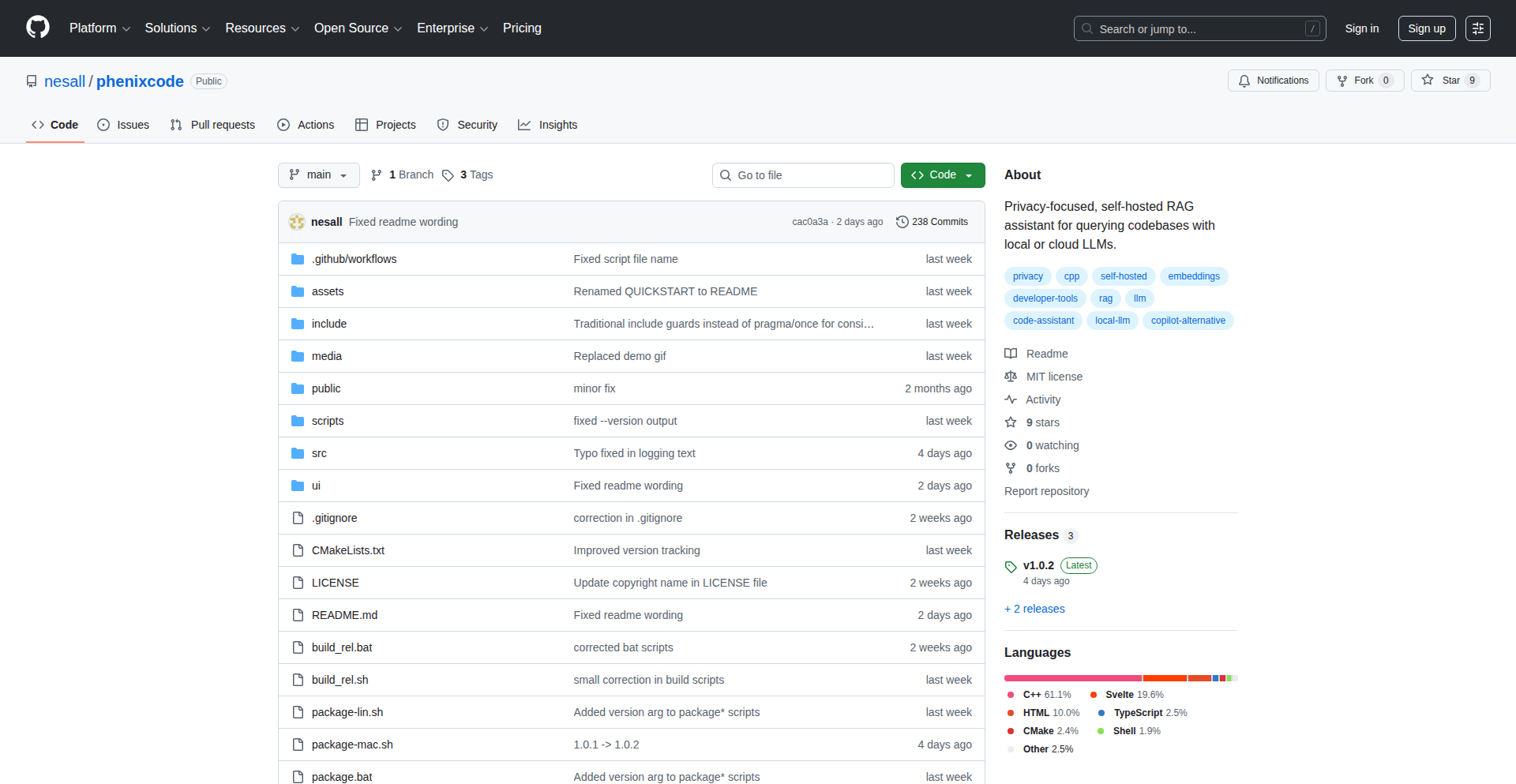PhenixCode: 本地化代码助手引擎