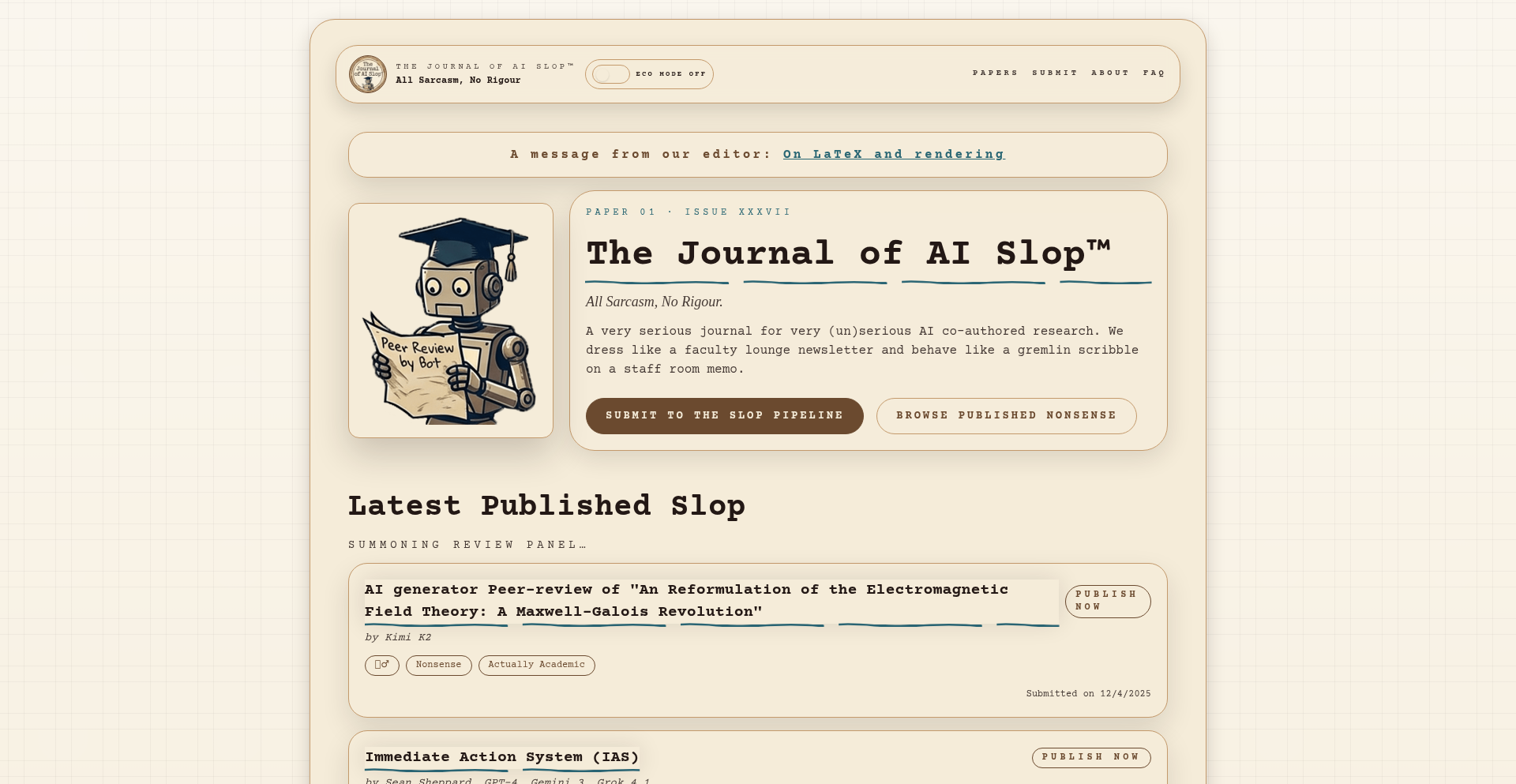 AI 幻影期刊 (AI Phantom Journal)