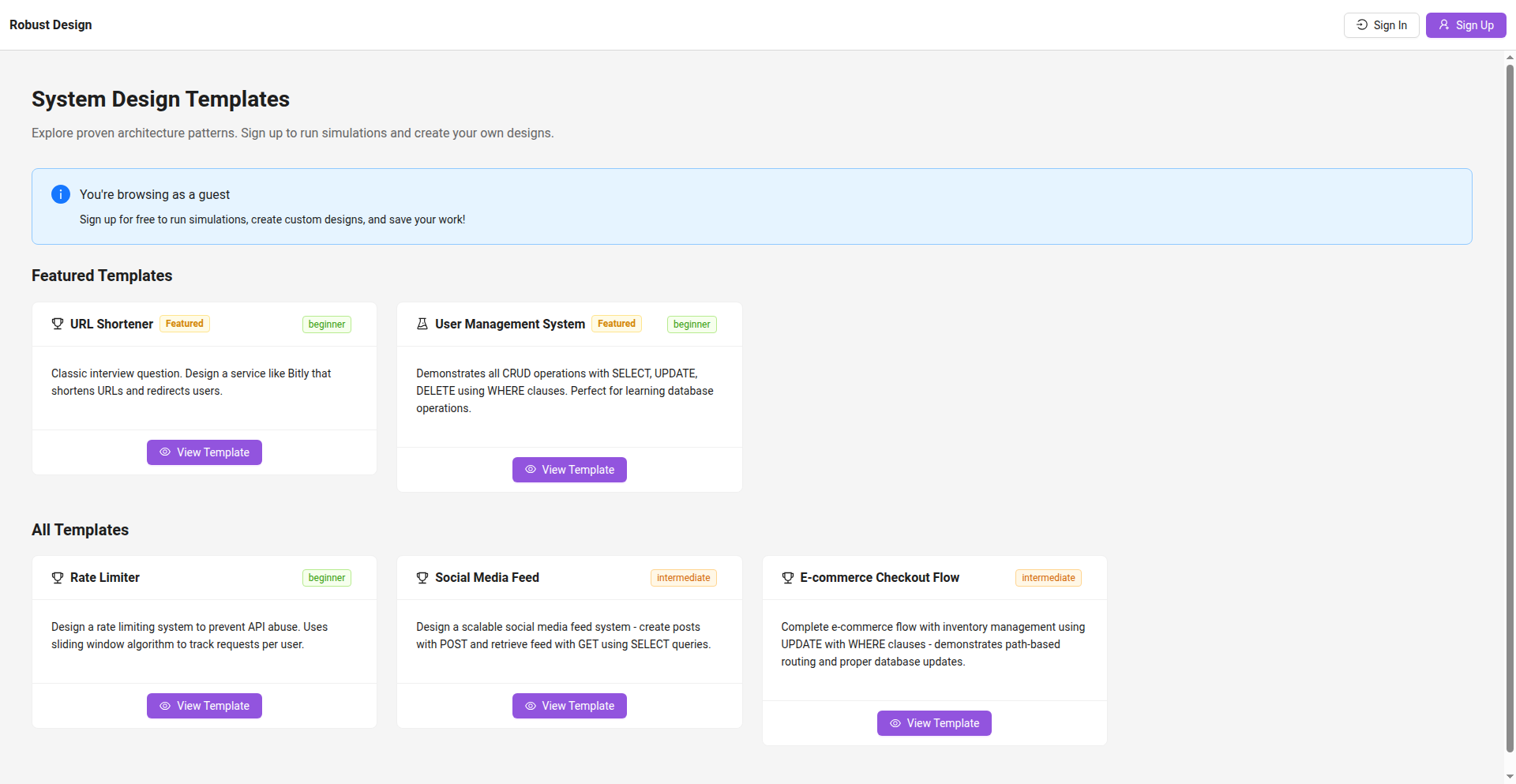 RobustDesign - 交互式系统设计模拟器