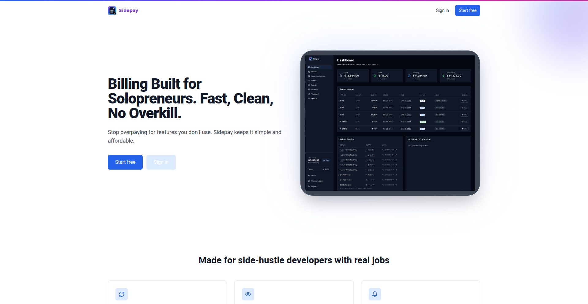 SoloBill (极简账单)