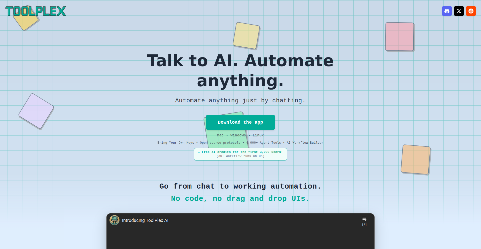 ToolPlex 智能工具集与工作流引擎