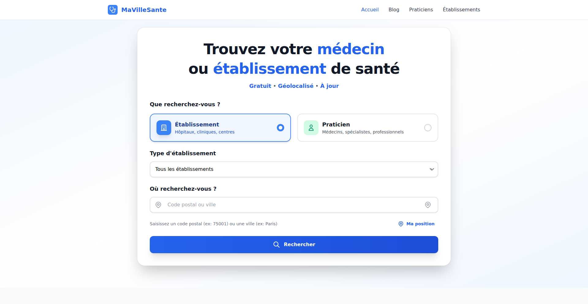 法国健康寻医导航