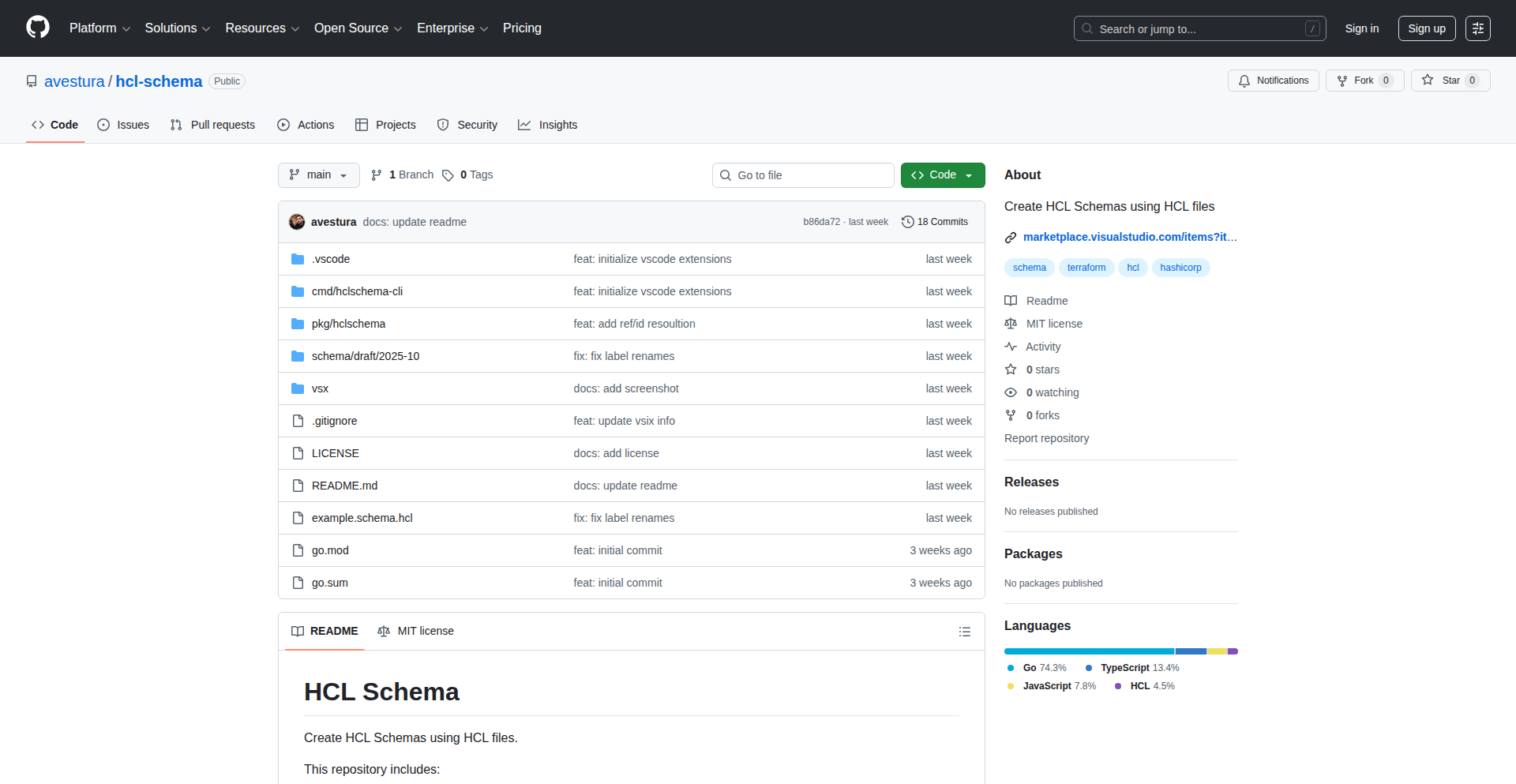 HCL-Schema：用HCL定义HCL Schema的Schema工具