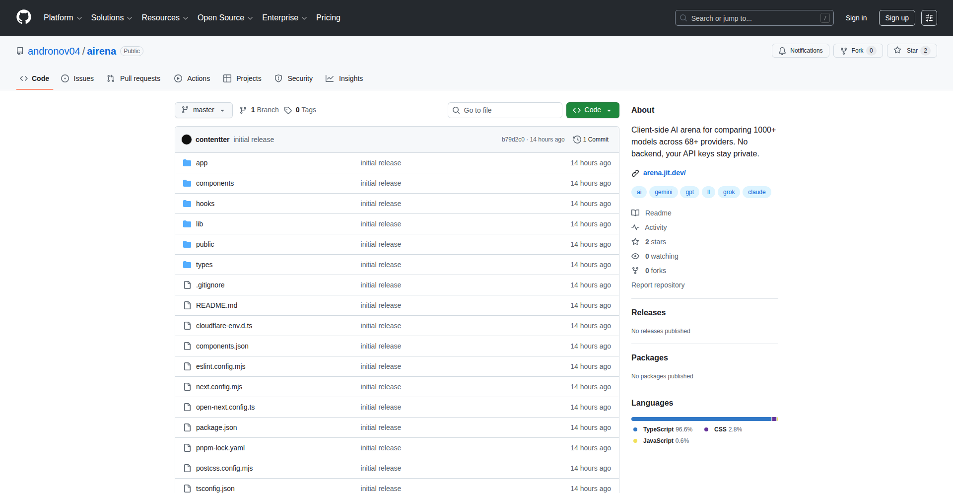 AI模型并行竞技场 (Airena)