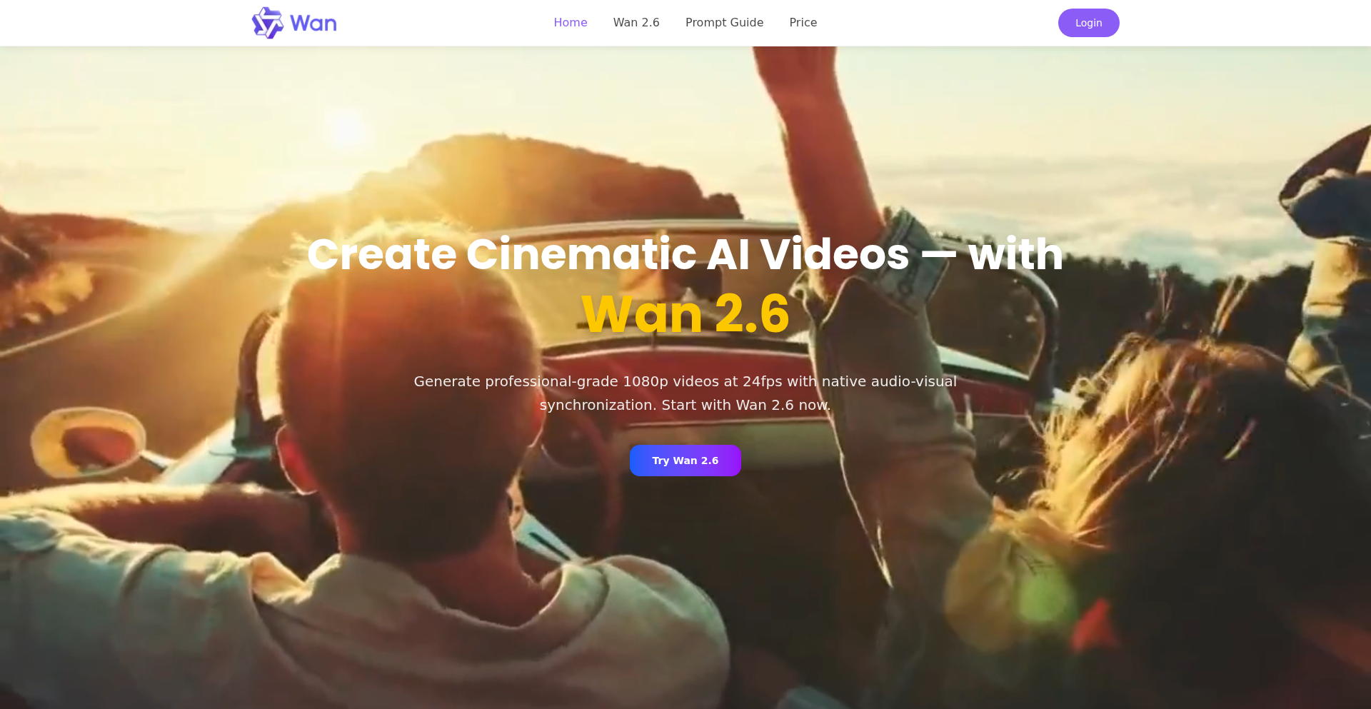 Wan 2.6: 视觉叙事引擎