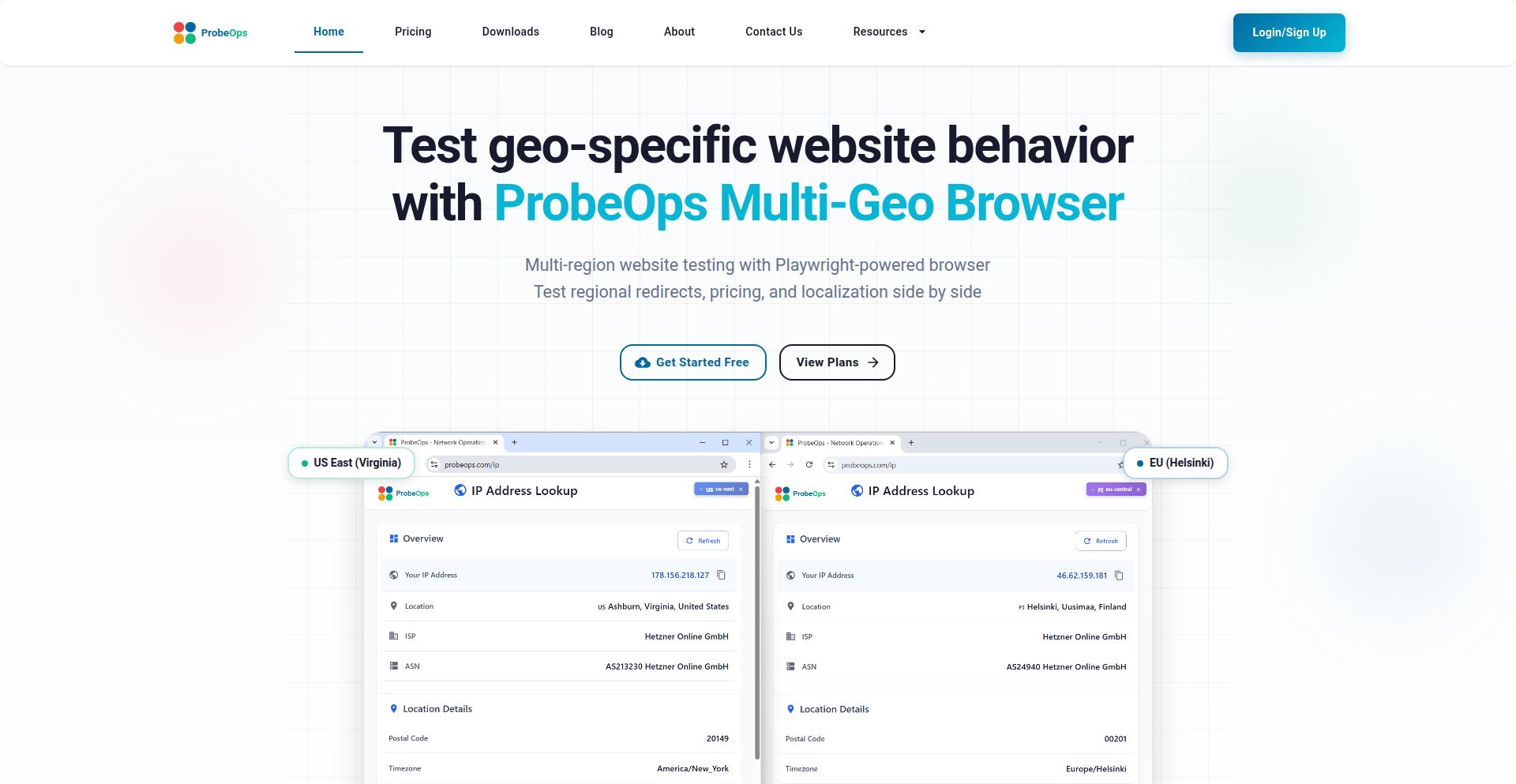 地域漫游测试浏览器 (GeoRoam Browser)