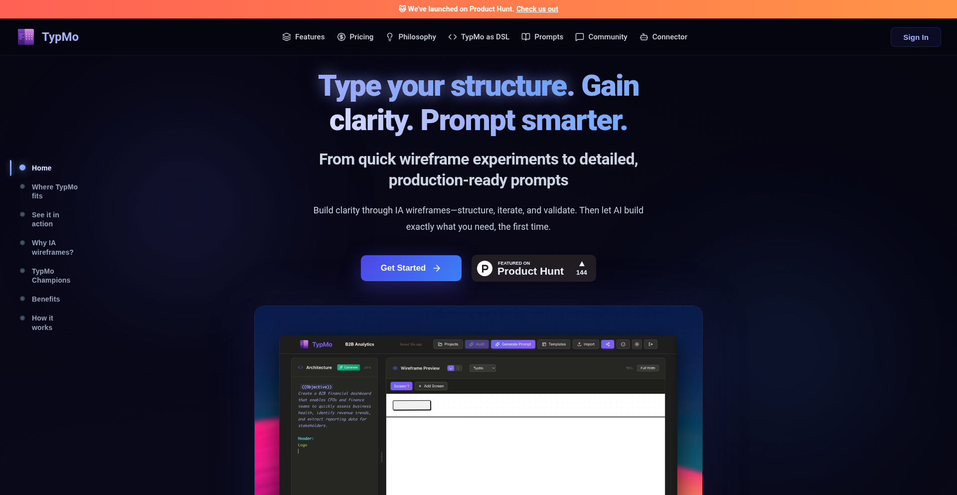 TypMo: 结构化AI指令的草图编辑器