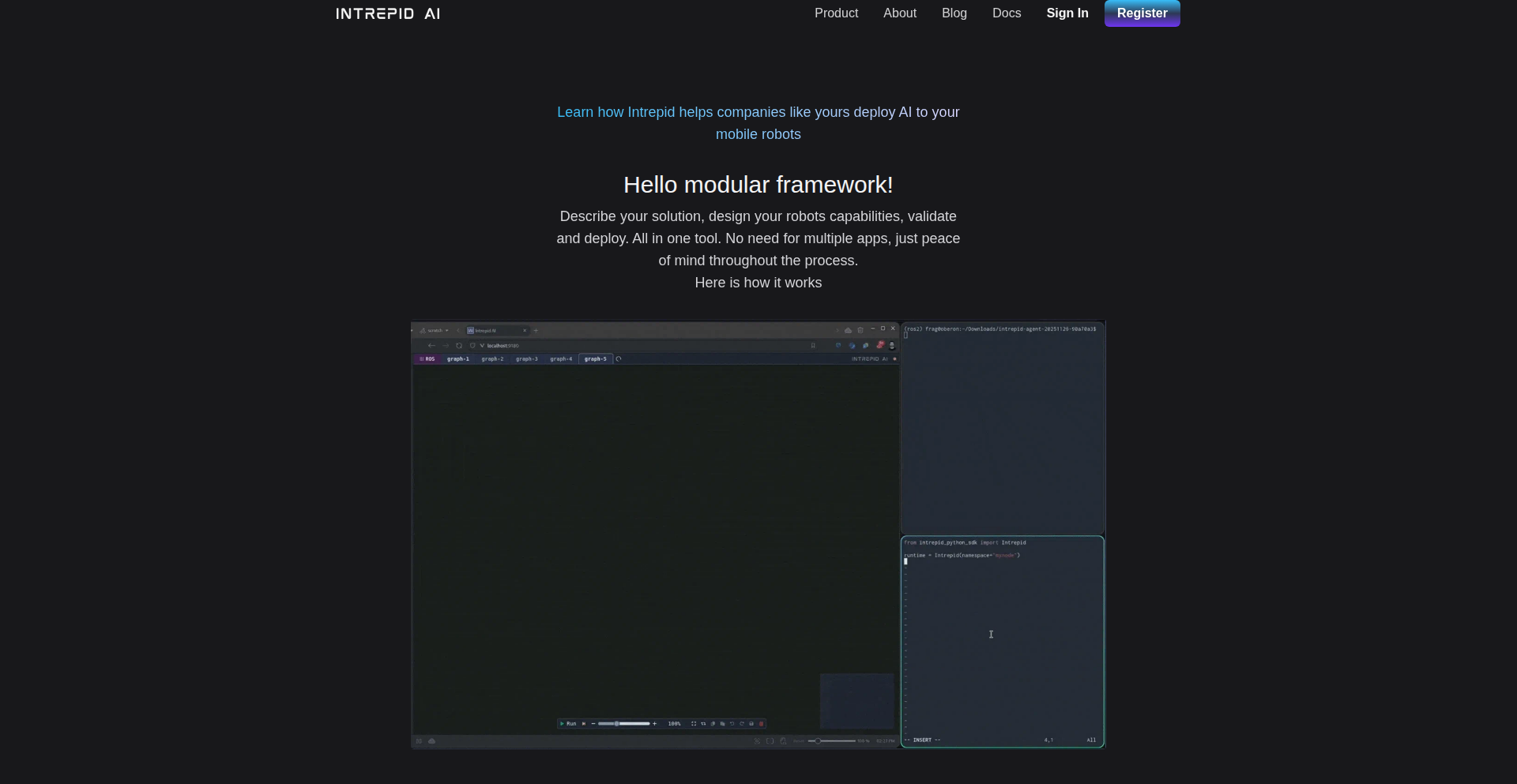 Intrepid: 机器人行为编排可视化引擎