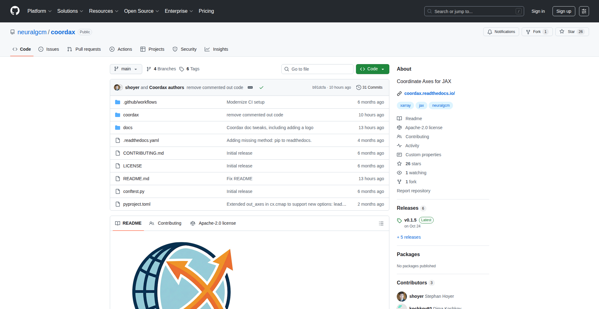 Coordax: Jax 坐标轴可视化助手