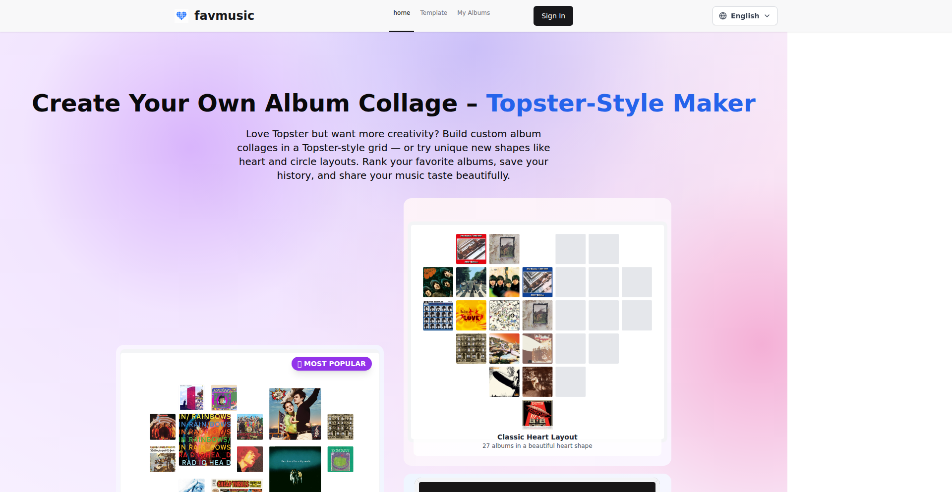 FavMusic: 乐迷心愿单拼贴引擎