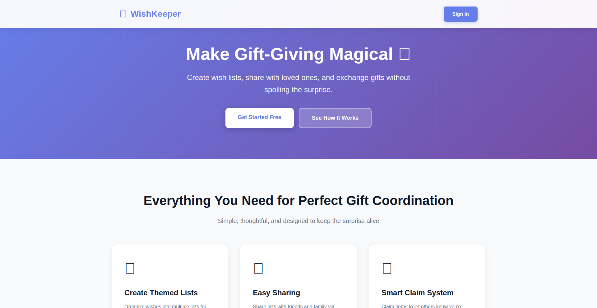WishKeeper - 秘密愿望清单协作者