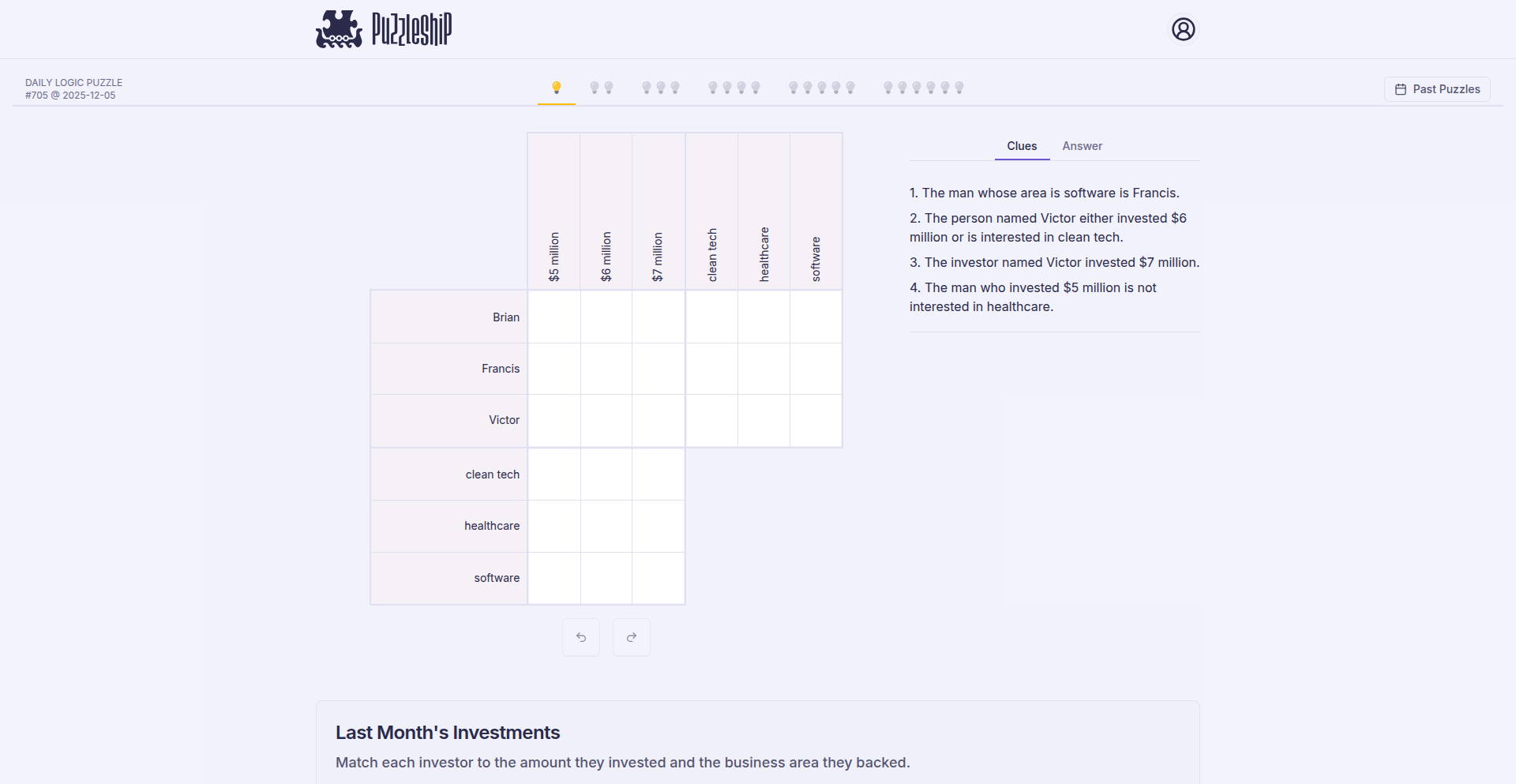 Algorithmic Logic Puzzle Weaver