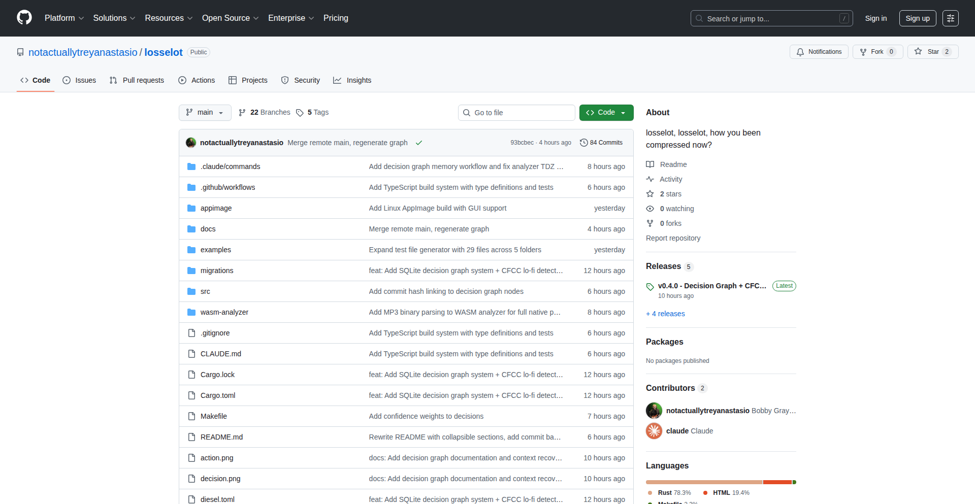 Losselot - Audio Transcoding Forensics
