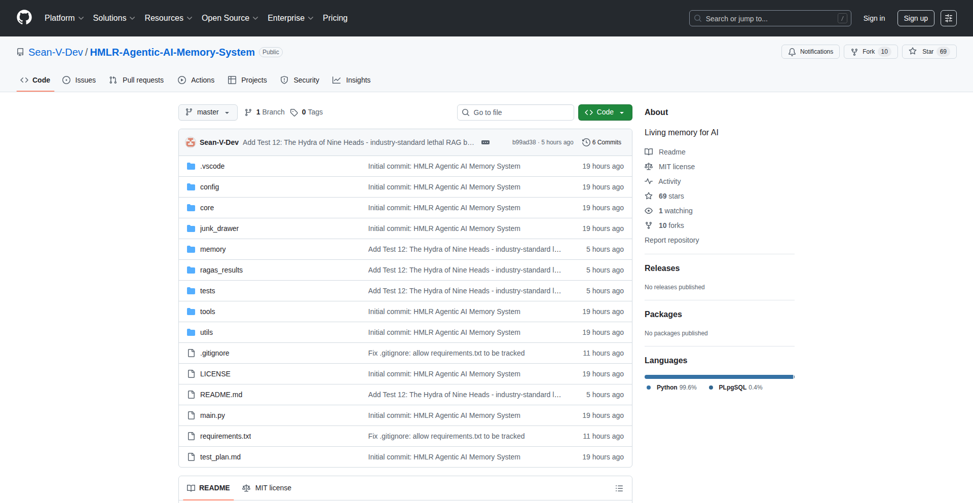 HMLR: The AI Memory Fabric