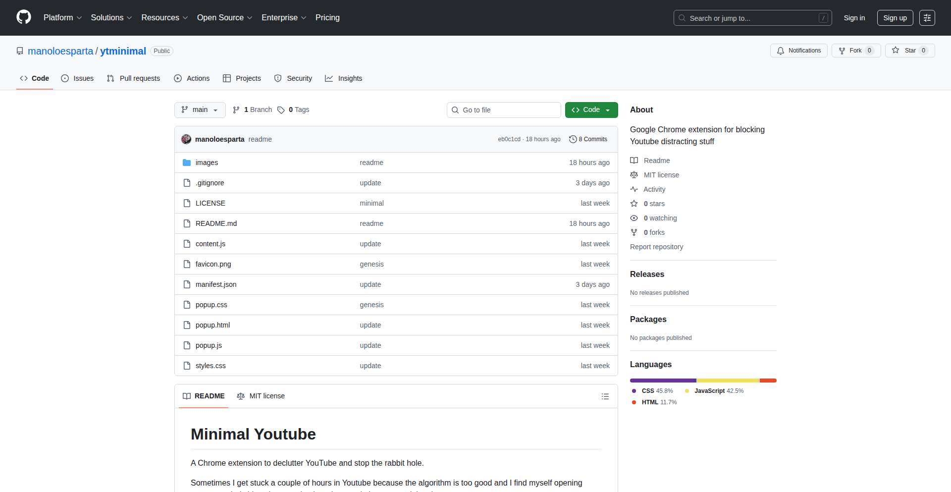 YouTube Focus Enhancer