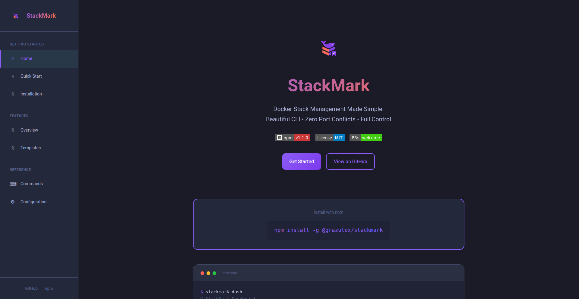StackMark: Docker Stack Sentinel