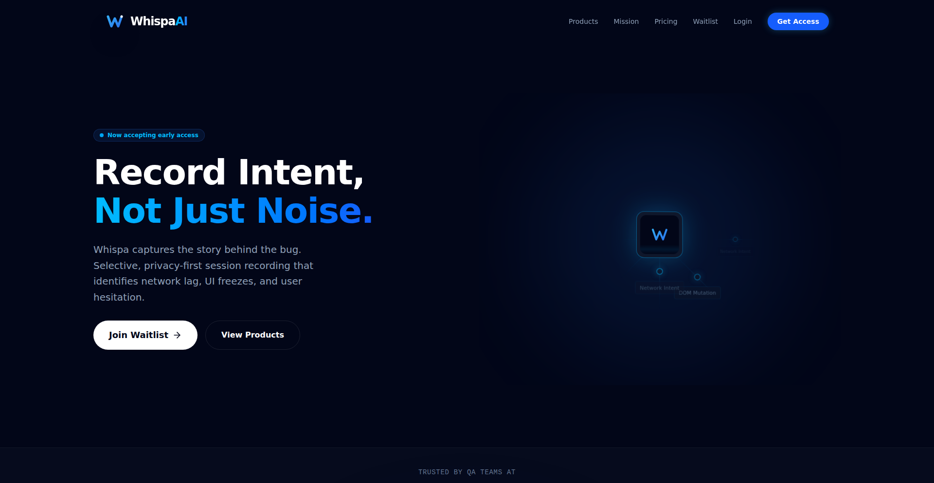 WhispaQA: IntentFlow Recorder