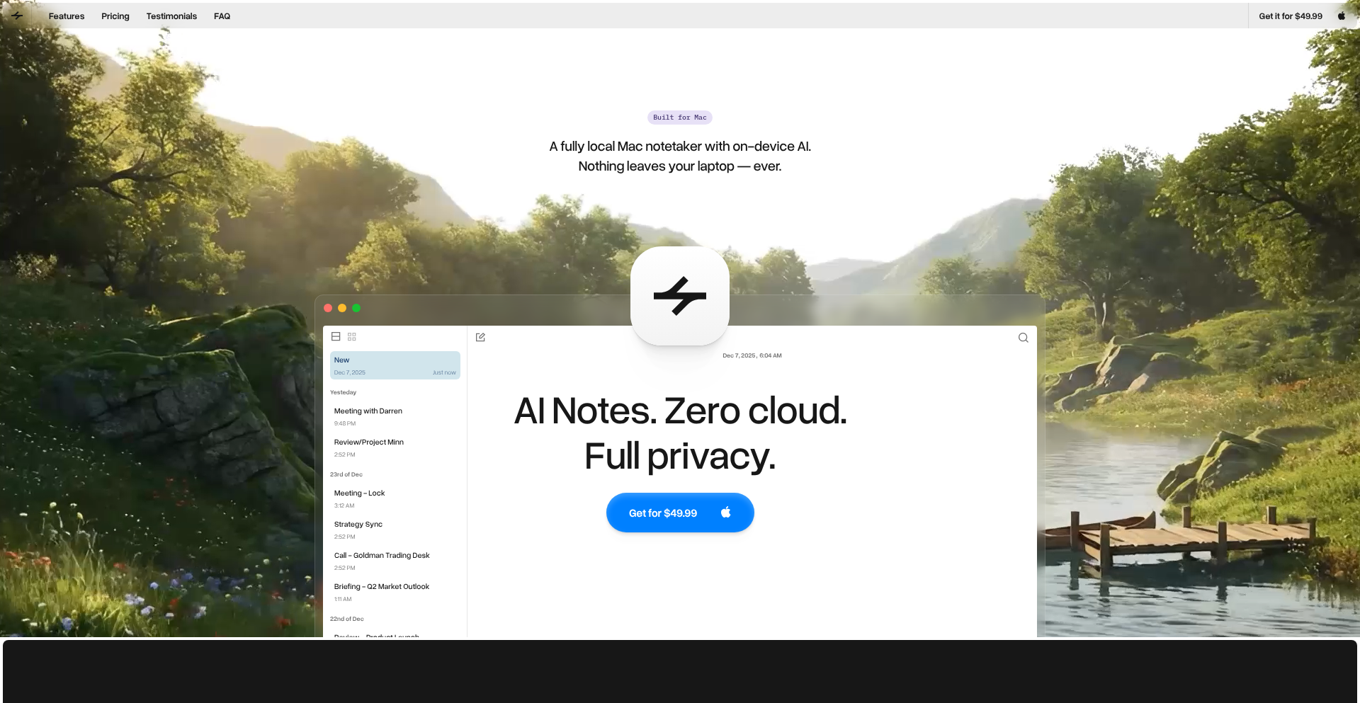 SideSpark: On-Device AI Notebook