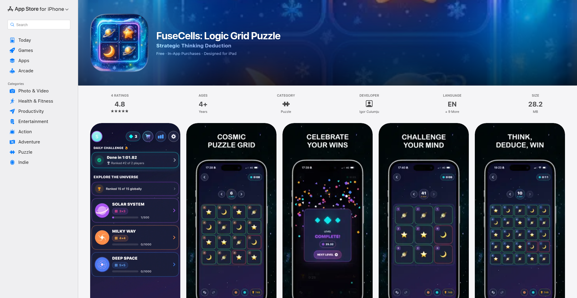 FuseCells - Deterministic Logic Engine