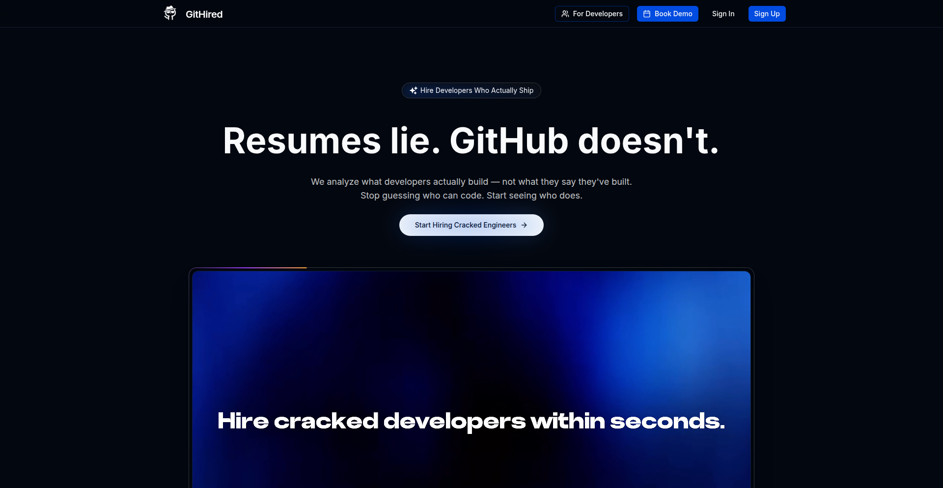 GitHired: Code-Driven Talent Scout