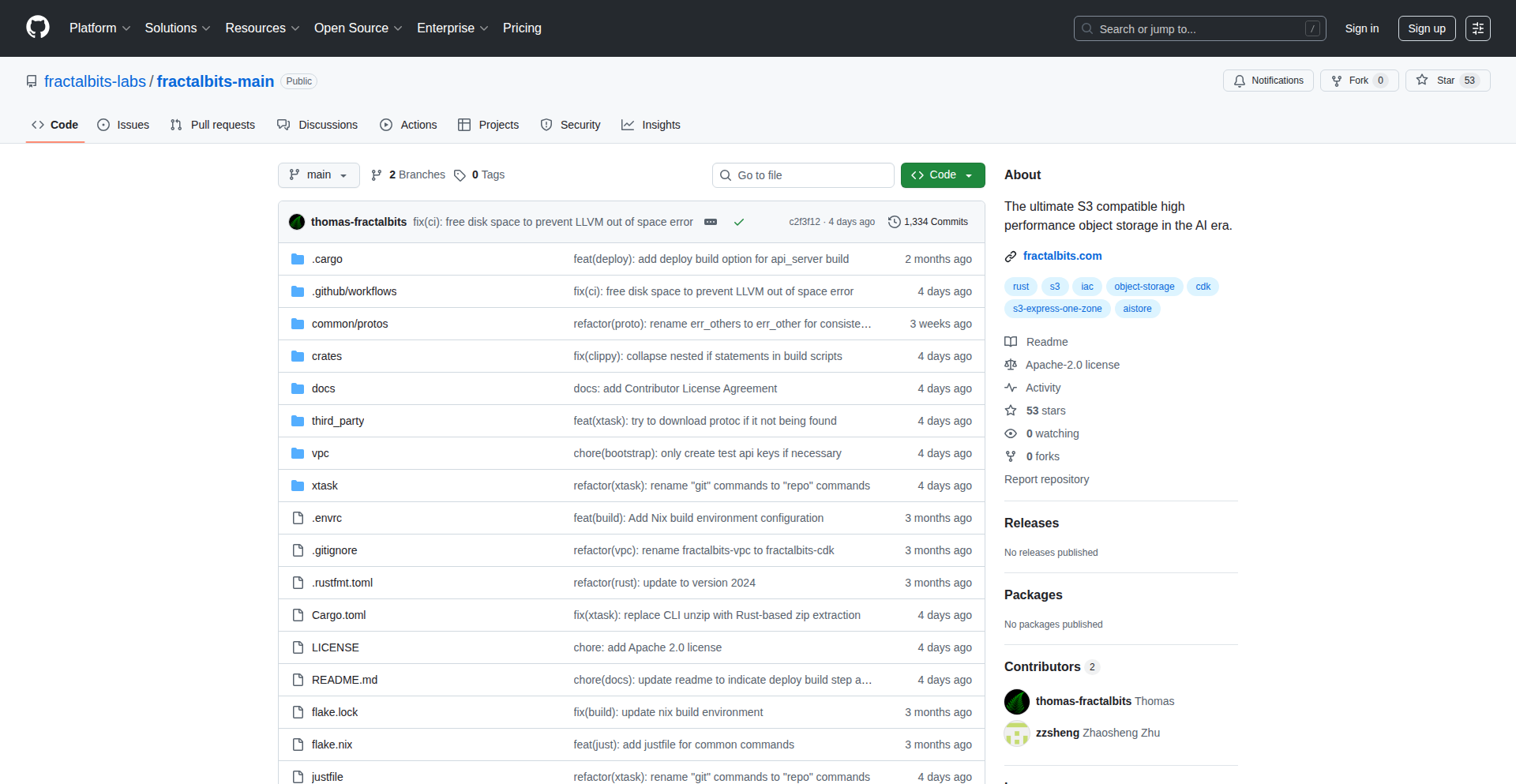 Rust S3 极速存储引擎 (BYOC)