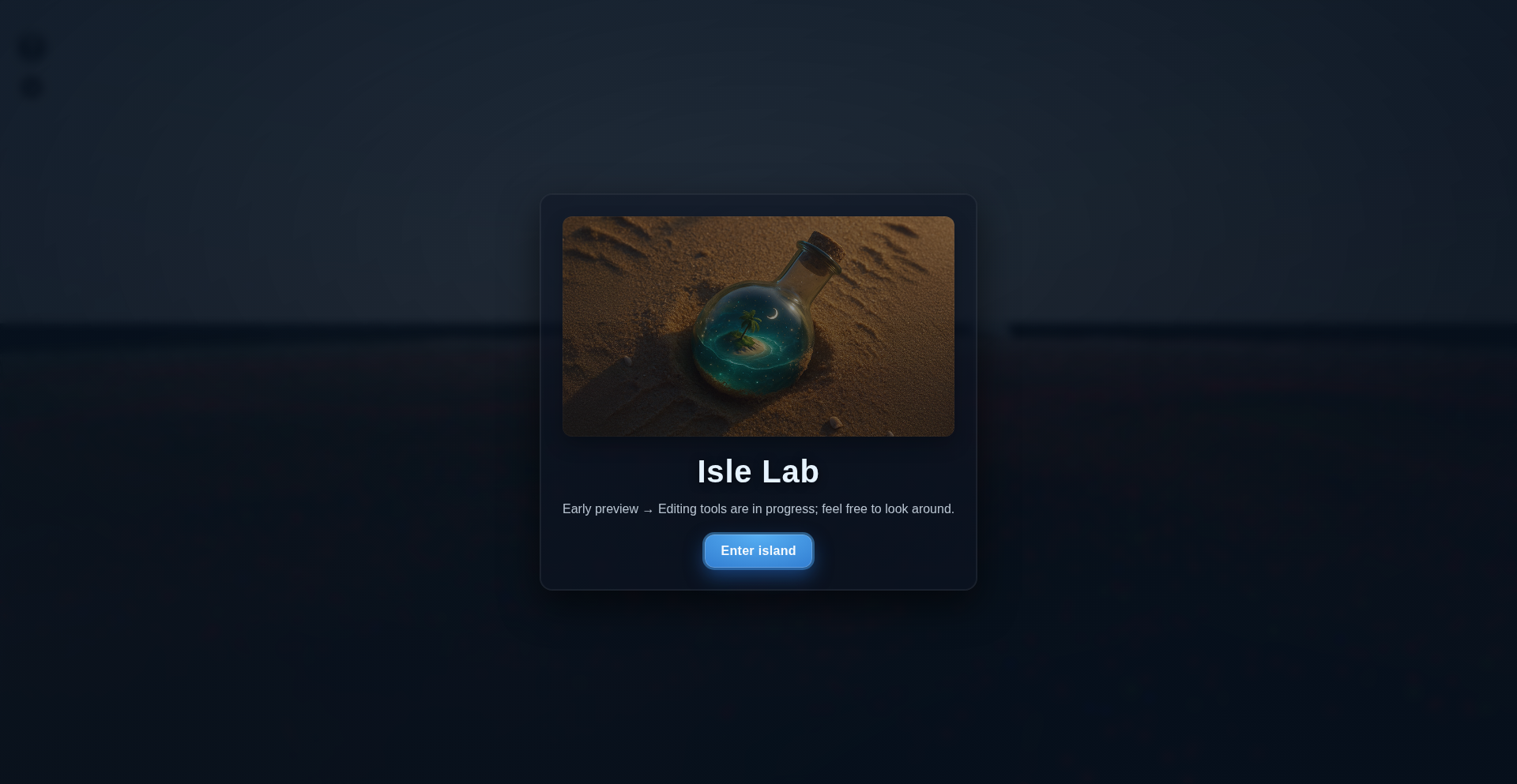 Zafiro 浏览器3D意境岛屿