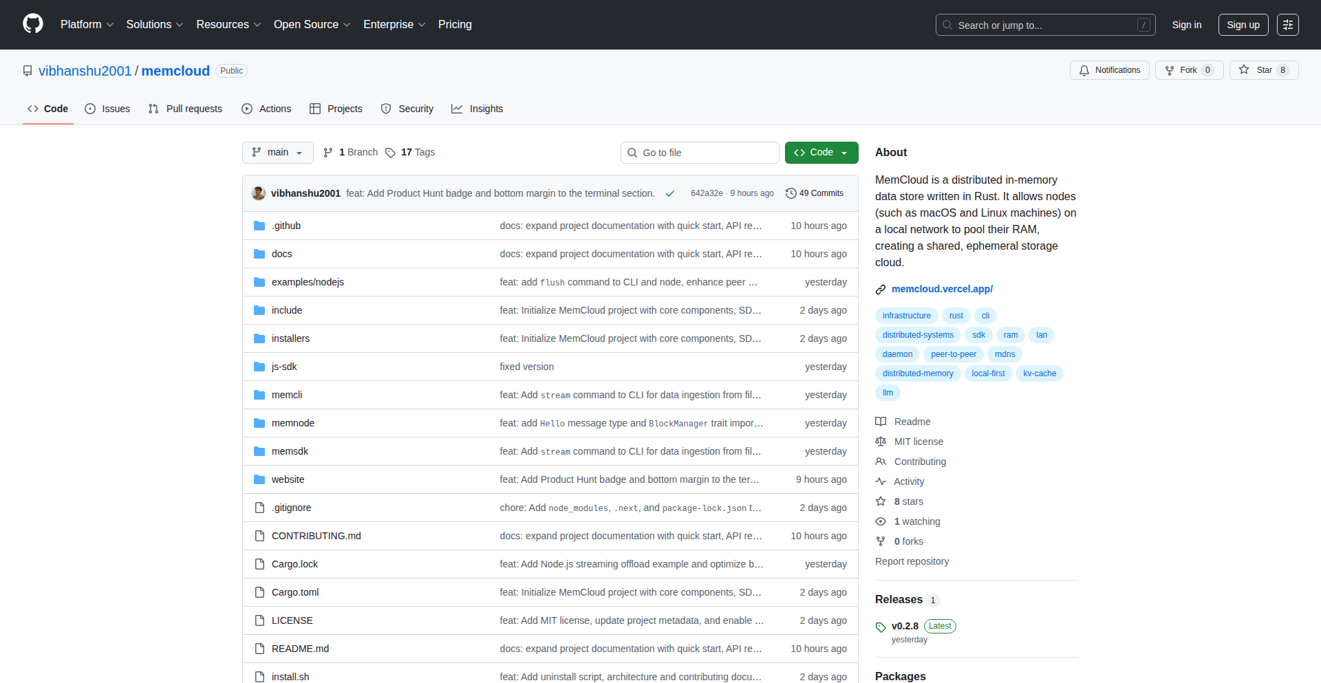MemCloud: 内存汇聚云